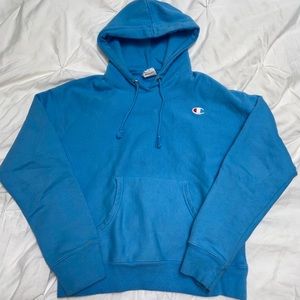 Blue champion hoodie